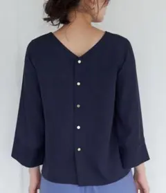 ロペピクニック　【2WAY】袖シアーブラウス