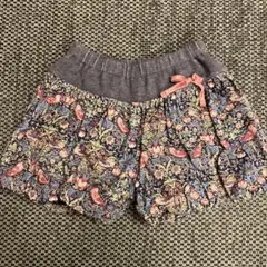 センスオブワンダー　ショートパンツ1　80cm ウィリアムモリス　いちご泥棒