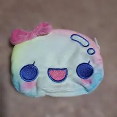 ぷくぷくあわわちゃん ぬいぐるみポーチ あわっこちゃんフェイス