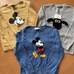 ミッキーマウス ひつじのショーン 3点セット