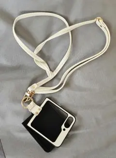 Android GALAXY ZFlip5 紐付きカバー