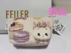 新品タグ付き⭐︎フェイラー　ピンク　ポーチマリーちゃんコラボのサムネイル