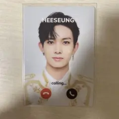 enhypen ヒスン　トレカ　manifesto もしもしカード