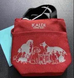 KALDI いぬの日ミニミニバッグ　新品未使用品ポーチ　お菓子なし