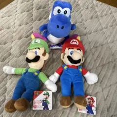 【タグ付き美品】スーパーマリオ マリオ・ルイージ・ヨッシー ぬいぐるみ
