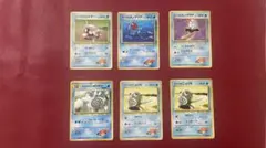 ポケモンカード　旧裏　カスミシリーズ　6枚のサムネイル