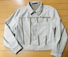 Y's ワイズ 25SS 美品 8oz リジッドデニム スリットジャケット 1 Y's ワイズ 25SS 美品 8oz リジッドデニム スリットジャケット 1