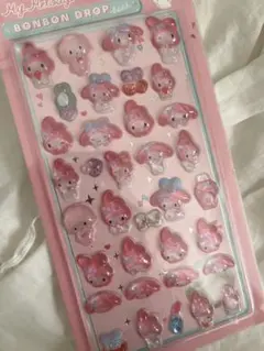 My Melody BONBON DROP シールセット　ボンボンドロップシール