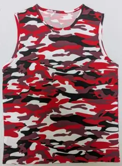 迷彩柄 タンクトップ 1枚