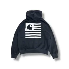 Carhartt stateflagブラック パーカー Lサイズ