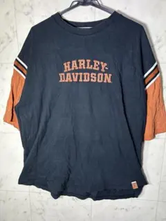 【HARLEY-DAVIDSON】Tシャツ XL ビッグシルエット ヴィンテージ