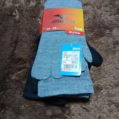 Mizuno 5本指ソックス 26-28cm 3足組