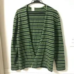 美品】N.HOLLYWOODミスターハリウッド/エヌハリ/ボーダーカーディガン