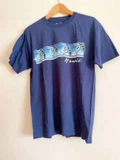 ハワイ土産　Hanes ネイビー Tシャツ Mサイズ グラフィック