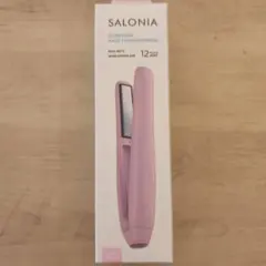 SALONIA サロニア コードレス ストレートヘアアイロン ピンク