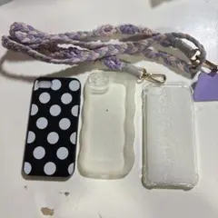 携帯ケース3.ストラップ付き
