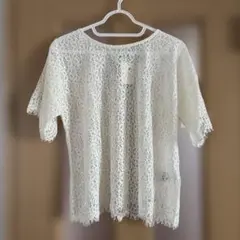 新品♡earth music＆ecology★総レースプルオーバー