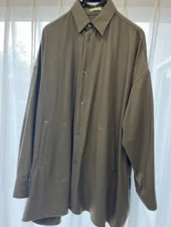 CLANE HOMME 長袖シャツ カーキ