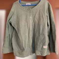 Amical グリーン カーディガン Lサイズ