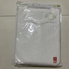 UNIQLO ワッフルクルーネックT 100センチ