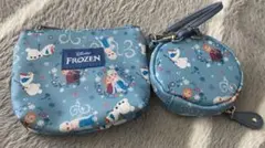 アナ雪ポーチ2点セット　ティッシュケース　ポーチ
