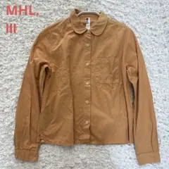 MHL. シャツⅢ オレンジ コットン