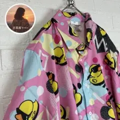 新品 未使用 アラレちゃん アニメ アロハ シャツ メンズ 3XL 総柄
