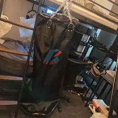 サンドバッグ チェーン付き　カバーのみ　グローブとサポーターセット 150センチ