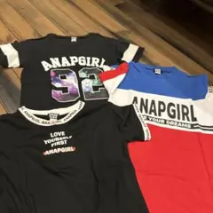 ANAPGIRL Tシャツ 3点セットS