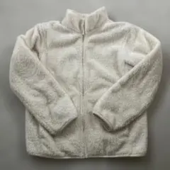 UNIQLO キッズ フリースジャケット 14-19 アイボリー