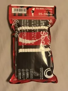 ファミマ ラインソックス コカコーラ ブラック 25-28