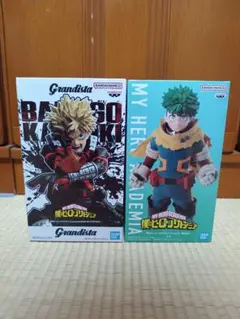 爆豪勝己　緑谷出久　フィギュア　２種セット　grandista　ヒロアカ