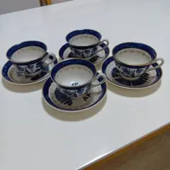 和食器 染付 唐草文様 両手付きスープカップ 4客セット - メルカリ