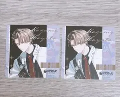 にじさんじ　加賀美ハヤト　ROF-MAO　まねきねこコラボ　コースター　2枚