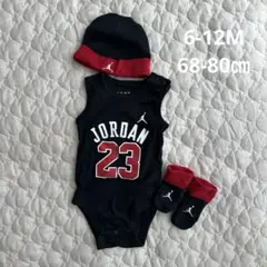 JORDAN ロンパース　帽子・靴下付き