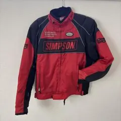 SIMPSON レインウェア 上下セット レッド ブラック 未使用品 - メルカリ
