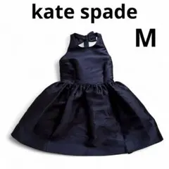 年末SALE★ ケイトスペード katespadeシルク混 ネイビー ワンピース