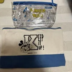 DISNEY ドナルドダック＆ミッキーマウス ポーチセット