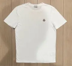 モンクレール　ワンポイントロゴTシャツ　ホワイト　S
