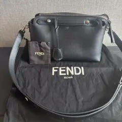 u09【極美品】フェンディ バイザウェイ ブラック レザー 2way