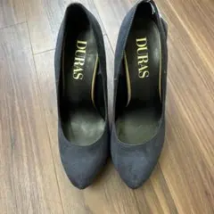 DURAS ハイヒール パンプス スタッズ付き グレー 23.0cmのサムネイル