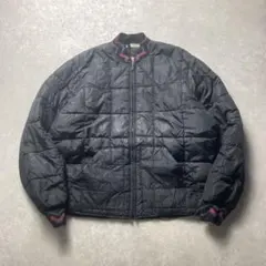 USA製Wallsウエスタン中綿キルティングジャケットネイティブブラック黒古着