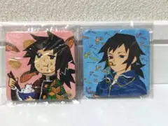 鬼滅の刃 冨岡義勇 スクエア缶バッジコレクション 2点セット