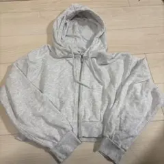 H&M DIVIDED ジップアップパーカー グレー