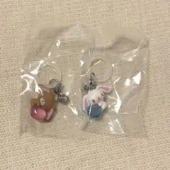 サンリオ　エモきゅん２　シュガーバニーズ　めじるし　しろうさ　くろうさ