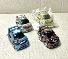 2001 Qショップ スペシャル仕様 チョロQ スバル インプレッサ 4台セット