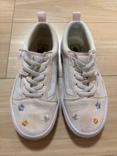 VANS キッズスニーカー　20cm 花柄