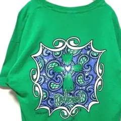 ギルダン Tシャツ WOGGLE グリーン 緑 L 古着