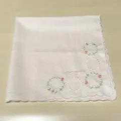 Afternoon Tea 花刺繍 ハンカチ
