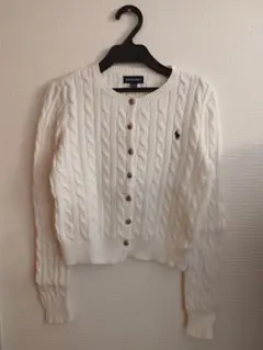 ご*ゃ様 RALPHLAUREN ケーブル編みカーディガン
